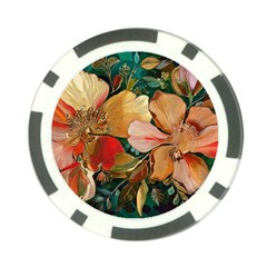  Floral Design 03 Poker Chip Card Guard