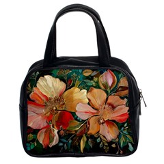  Floral Design 03 Classic Handbag (two Sides)