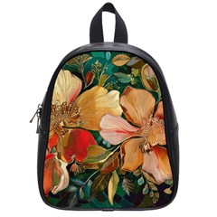  Floral Design 03 School Bag (small) by myclothy