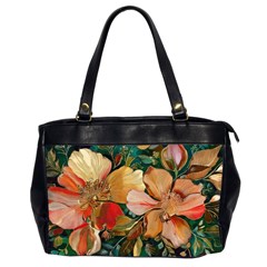  Floral Design 03 Oversize Office Handbag (2 Sides)