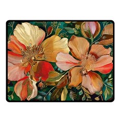  Floral Design 03 Fleece Blanket (small)