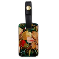  Floral Design 03 Luggage Tag (one Side)