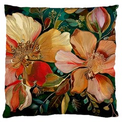  Floral Design 03 Large Cushion Case (two Sides)