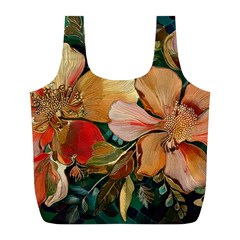  Floral Design 03 Full Print Recycle Bag (l)