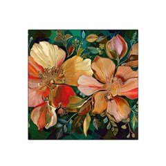  Floral Design 03 Satin Bandana Scarf 22  X 22 