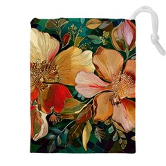  Floral Design 03 Drawstring Pouch (4xl)