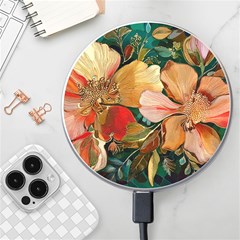  Floral Design 03 Wireless Fast Charger(white) by myclothy