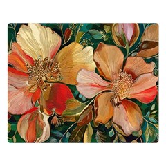  Floral Design 03 Premium Plush Fleece Blanket (large)