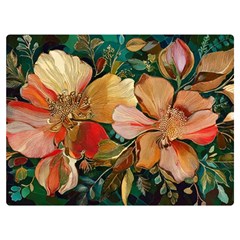  Floral Design 03 Premium Plush Fleece Blanket (extra Small) by myclothy