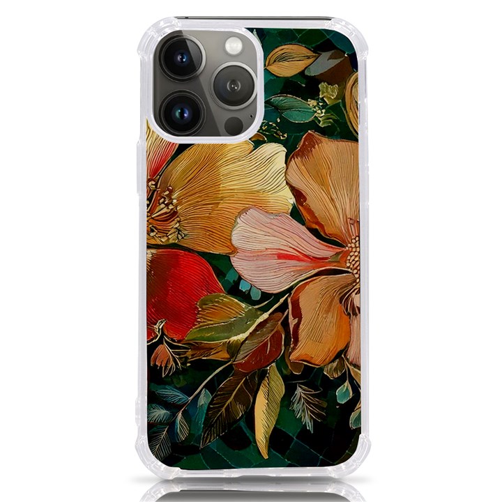  Floral Design 03 iPhone 13 Pro Max TPU UV Print Case