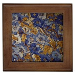  Floral Design Framed Tile