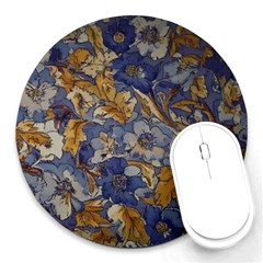  Floral Design Round Mousepad