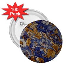  Floral Design 2 25  Buttons (100 Pack)  by myclothy