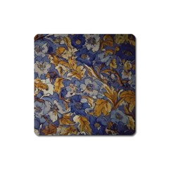  Floral Design Square Magnet