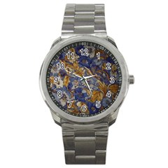  Floral Design Sport Metal Watch