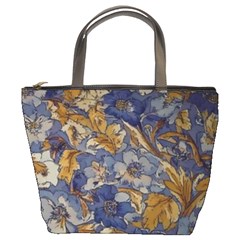  Floral Design Bucket Bag