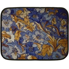  Floral Design Fleece Blanket (mini)