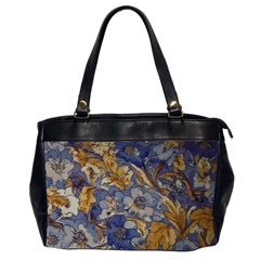  Floral Design Oversize Office Handbag (2 Sides) by myclothy