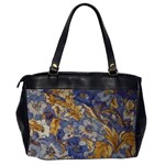  Floral Design Oversize Office Handbag (2 Sides) Back