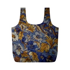  Floral Design Full Print Recycle Bag (m)