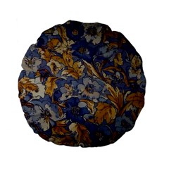  Floral Design Standard 15  Premium Flano Round Cushions