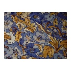  Floral Design Two Sides Premium Plush Fleece Blanket (mini)