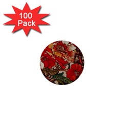 Floral Design 05 1  Mini Buttons (100 Pack) 