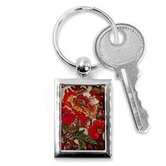 Floral Design 05 Key Chain (rectangle)