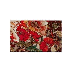 Floral Design 05 Sticker (rectangular)