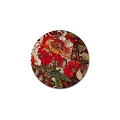 Floral Design 05 Golf Ball Marker (4 Pack)