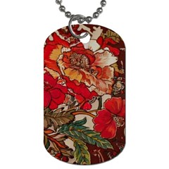 Floral Design 05 Dog Tag (two Sides) by myclothy