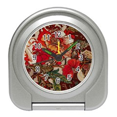 Floral Design 05 Travel Alarm Clock