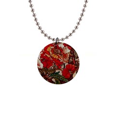 Floral Design 05 1  Button Necklace