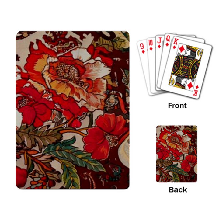 Floral Design 05 Playing Cards Single Design (Rectangle)