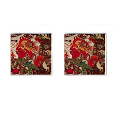 Floral Design 05 Cufflinks (square)