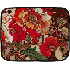 Floral Design 05 Two Sides Fleece Blanket (mini)