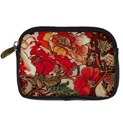 Floral Design 05 Digital Camera Leather Case