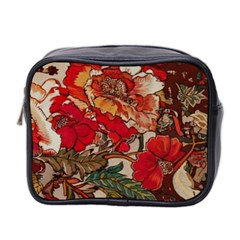 Floral Design 05 Mini Toiletries Bag (two Sides)