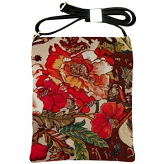 Floral Design 05 Shoulder Sling Bag by myclothy