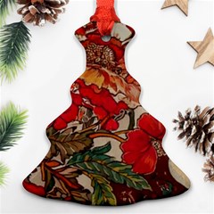 Floral Design 05 Christmas Tree Ornament (two Sides) by myclothy