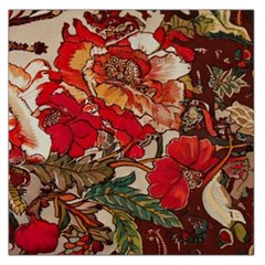 Floral Design 05 Square Satin Scarf (36  X 36 )