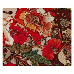 Floral Design 05 Premium Plush Fleece Blanket (small) by myclothy