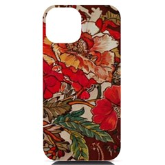 Floral Design 05 Iphone 14 Black Uv Print Pc Hardshell Case