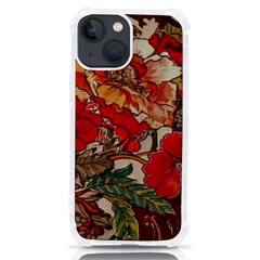 Floral Design 05 Iphone 13 Mini Tpu Uv Print Case