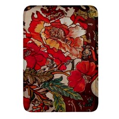 Floral Design 05 Rectangular Glass Fridge Magnet (4 Pack) by myclothy