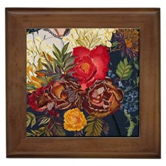 Floral Design 06 Framed Tile