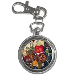 Floral Design 06 Key Chain Watches