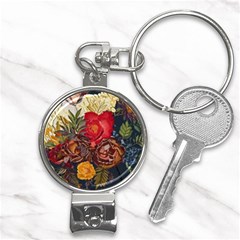 Floral Design 06 Nail Clippers Key Chain by myclothy