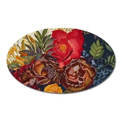 Floral Design 06 Oval Magnet by myclothy