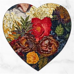 Floral Design 06 Jigsaw Puzzle (heart)